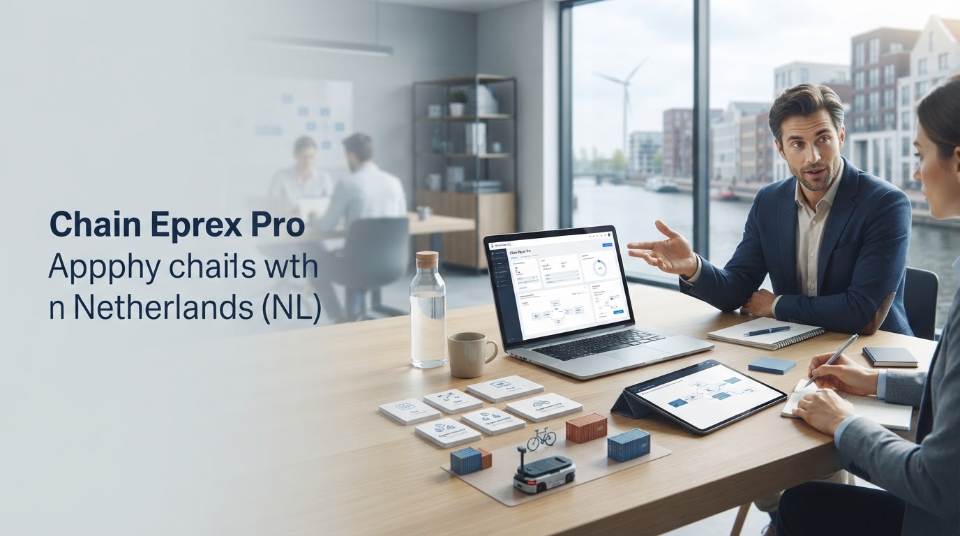 Chain Eprex Pro dashboard met AI-gestuurde marktanalyse, gebruikt door een locatie-onafhankelijke professional